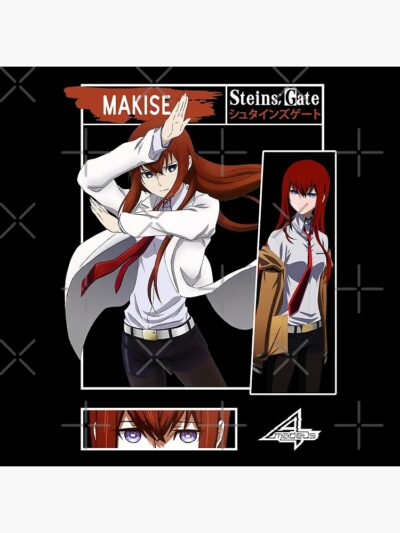 Alternative view of Hot Item Steins Gate Kurisu Makise Beautyful Girl Throw Pillow