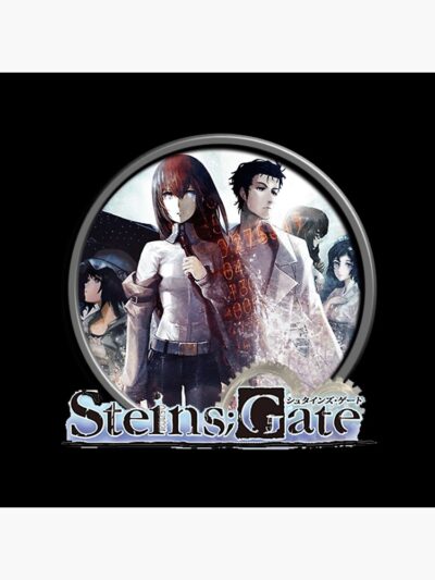 Alternative view of Novel Game Steins Gate Retro Design Shower Curtain