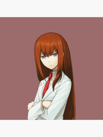 Alternative view of Kurisu Makise Steins Gate So Beautifull Shower Curtain