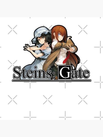Alternative view of Novel Game Steins Gate Kurisu And Shiina Retro Shower Curtain