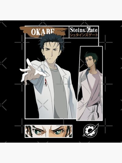 Alternative view of Steins Gate Rintaro Okabe Lintahlo Mad Sientist Tapestry