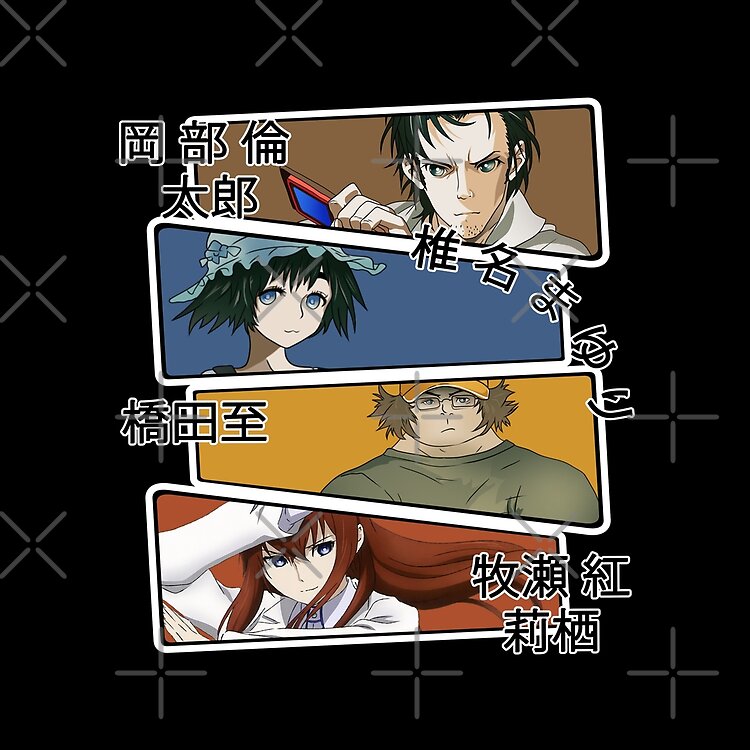 Hot Item Steins Gate Main Characters Tote Bag - Image 2