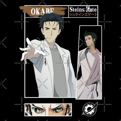 Alternative view of Steins Gate Rintaro Okabe Lintahlo Mad Sientist Tote Bag