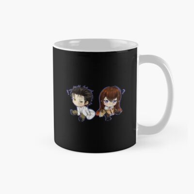 Steins Gate Okabe And Kurisu Chibi Mug
