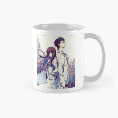 Steins Gate Rintaro Okabe And Makise Kurisu Sketch Mug