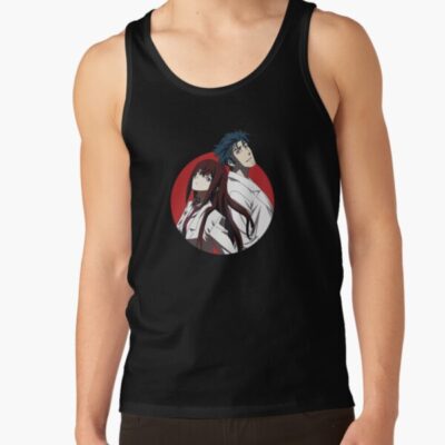 Steins Gate Kurisu And Okabe Colorfull Tank Top