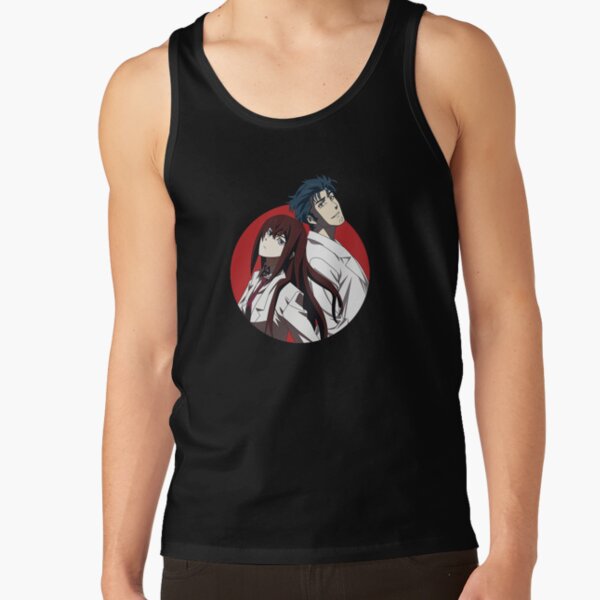 Steins Gate Kurisu And Okabe Colorfull Tank Top