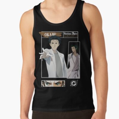 Steins Gate Rintaro Okabe Lintahlo Mad Sientist Tank Top