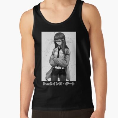 Alternative view of Steins Gate Makise Kurisu Classic Design Tank Top