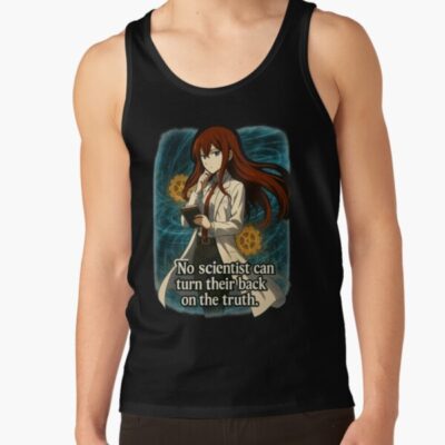 Kurisu Makise From Steins Gate With Quote Scientist Tank Top