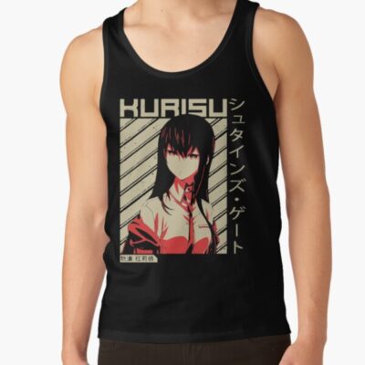 Hot Anime Steins Gate Makise Kurisu Retro Tank Top