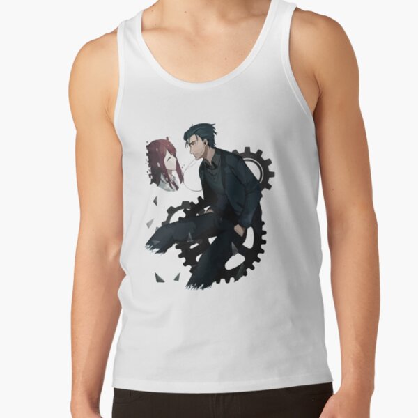 Novel Game Anime Steins Gate Dark And Offensive Tank Top