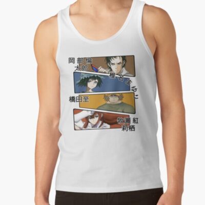 Alternative view of Novel Game Anime Steins Gate Main Characters Tank Top