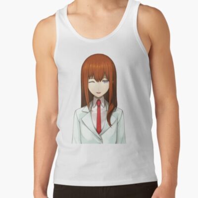 Anime Steins Gate Makise Kurisu Winking Tank Top