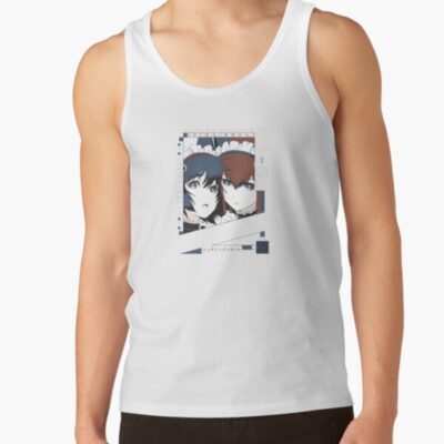 Alternative view of Steins Gate Makise Kurisu And Mayuri Shiina Unique Tank Top