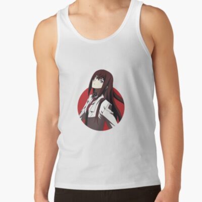 Alternative view of Steins Gate Makise Kurisu Bassic Design Tank Top