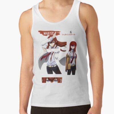 Alternative view of Steins Gate Kurisu Makise Beautyful Girl Tank Top