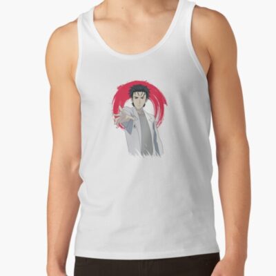 Alternative view of Steins Gate Okabe Rintarō Bassic Design Tank Top