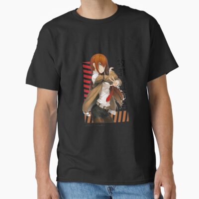 Alternative view of Anime Girl Makise Kurisu Steins;gate Kawaii T-shirt