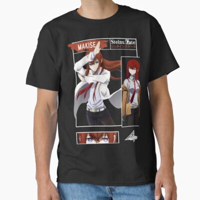 Steins Gate Kurisu Makise Beautyful Girl T-shirt