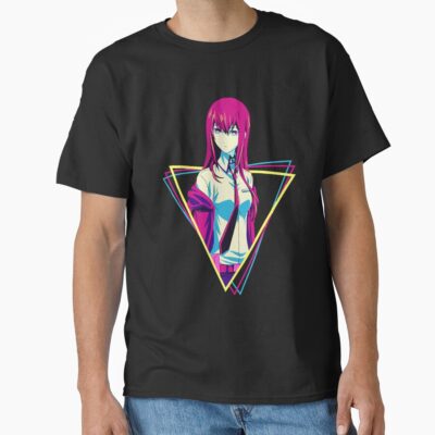 Novel Game Anime Steins Gate Kurisu Makise Retro Music T-shirt