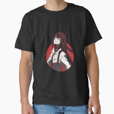 Steins Gate Makise Kurisu Bassic Design T-shirt