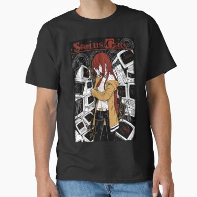 Best Selling Steins Gate Makise Kurisu Retro T-shirt