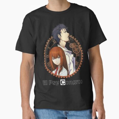 Steins Gate Rintaro Okabe Kurisu Makise Vintage Design T-shirt