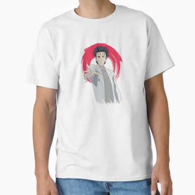 Alternative view of Steins Gate Okabe Rintarō Bassic Design T-shirt