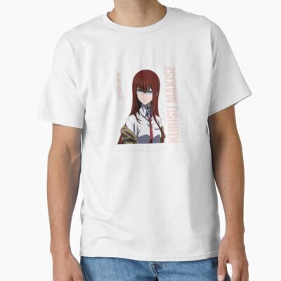 Alternative view of New Design Steins Gate Makise Kurisu T-shirt