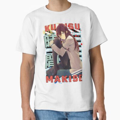 Alternative view of Kurisu Makise Steins Gate Urban Anime Design T-shirt