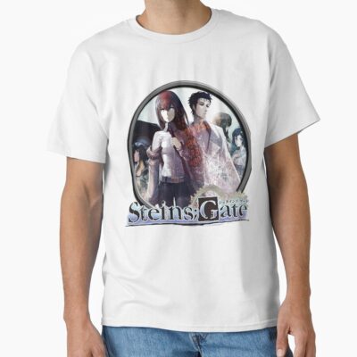 Novel Game Steins Gate Anime Science Adventure T-shirt
