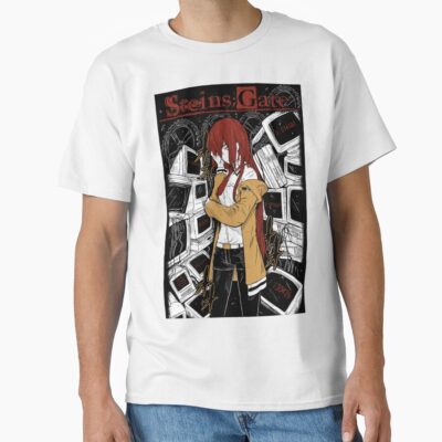 Alternative view of Best Selling Steins Gate Makise Kurisu Retro T-shirt