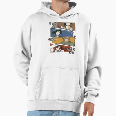 Alternative view of Novel Game Anime Steins Gate Main Characters Hoodie