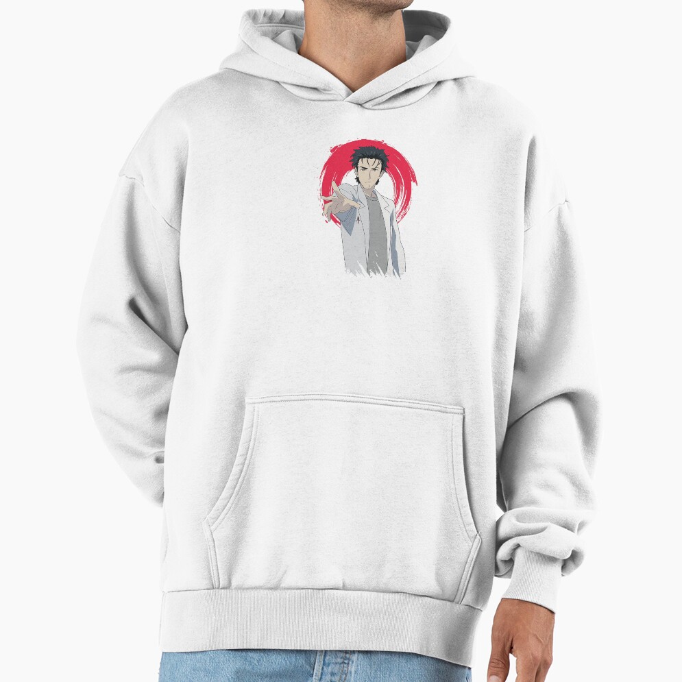 Steins Gate Okabe Rintarō Bassic Design Hoodie - Image 2
