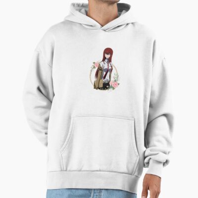 Alternative view of Steins Gate Makise Kurisu Vintage Design Hoodie