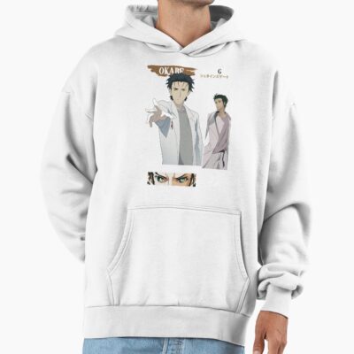 Alternative view of Steins Gate Rintaro Okabe Lintahlo Mad Sientist Hoodie