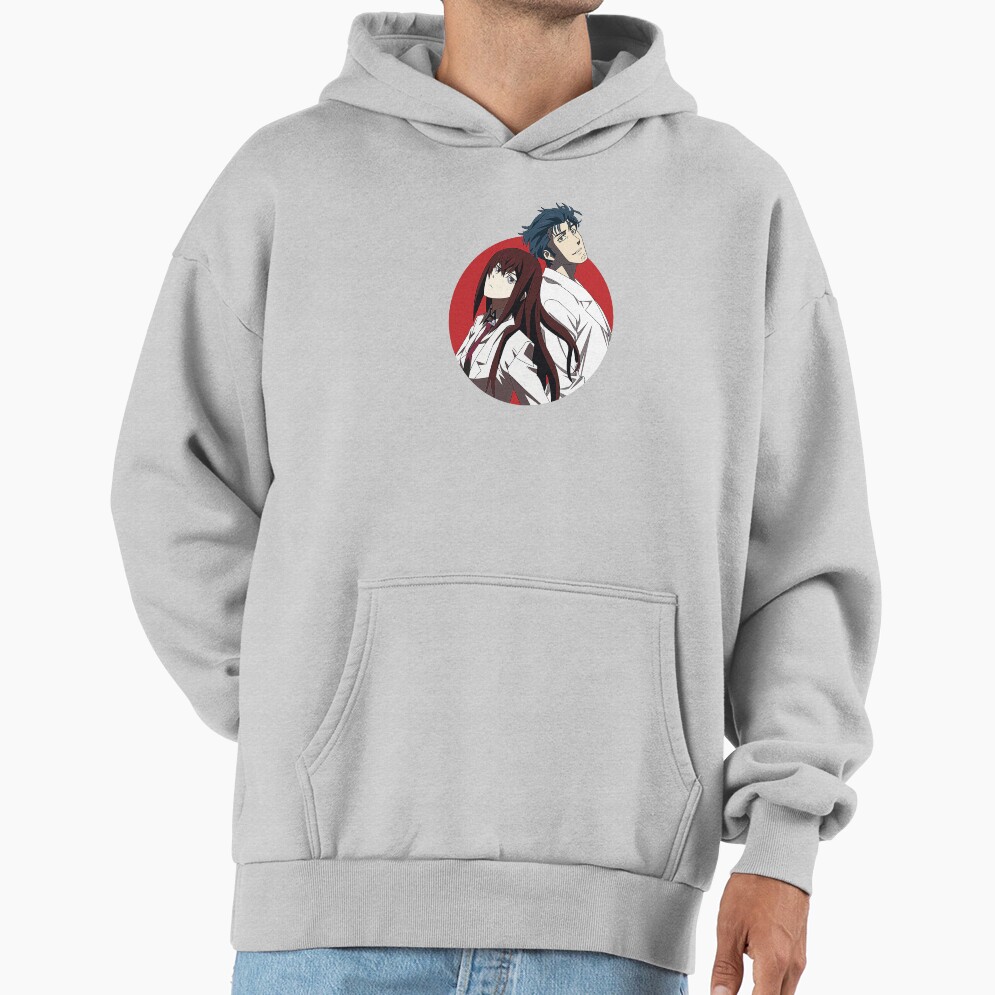Steins Gate Kurisu And Okabe Colorfull Hoodie - Image 4