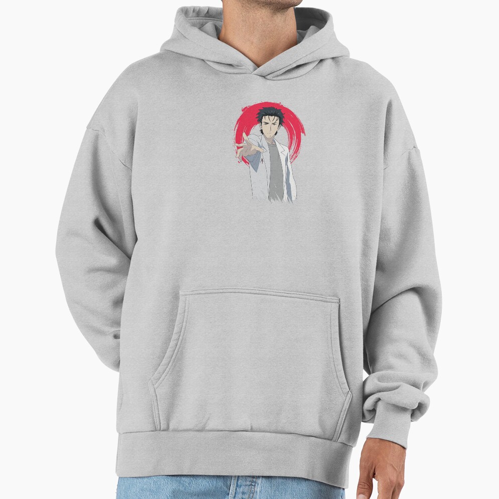 Steins Gate Okabe Rintarō Bassic Design Hoodie - Image 4