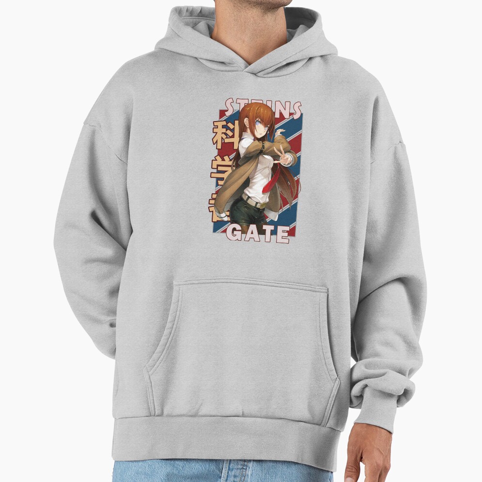 Kurisu Makise Steins Gate Anime Design Hoodie - Image 4