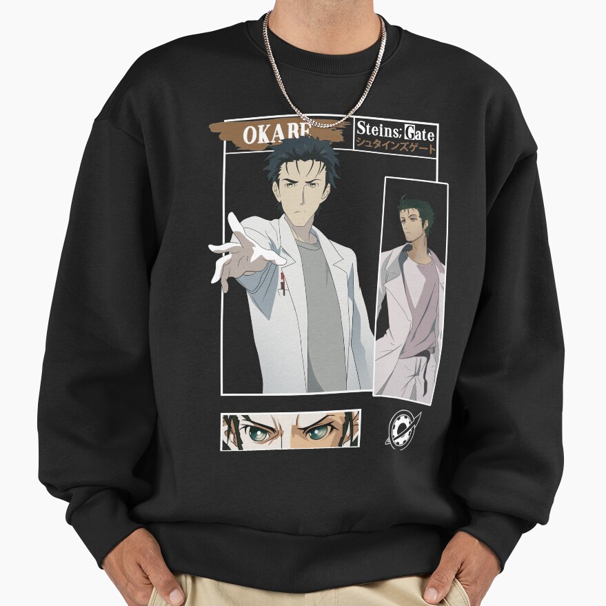 Steins Gate Rintaro Okabe Lintahlo Mad Sientist Sweatshirt - Image 3
