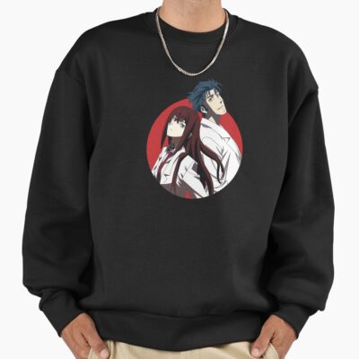 Steins Gate Kurisu And Okabe Colorfull Sweatshirt