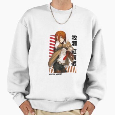 Alternative view of Anime Girl Makise Kurisu Steins;gate Kawaii Sweatshirt