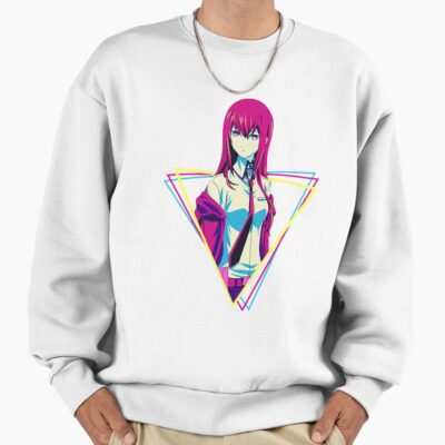 Alternative view of Novel Game Anime Steins Gate Kurisu Makise Retro Music Sweatshirt