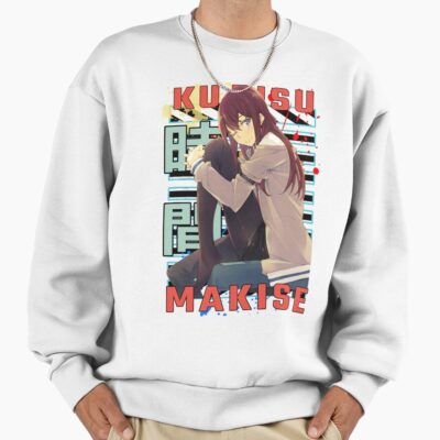 Alternative view of Kurisu Makise Steins Gate Urban Anime Design Sweatshirt