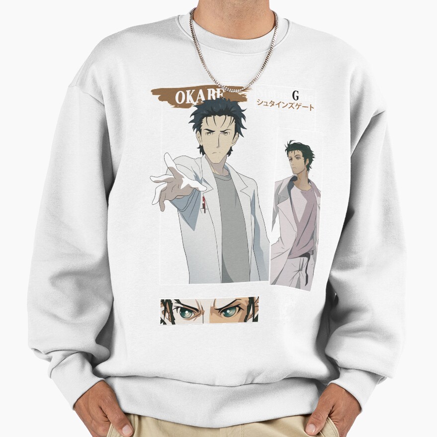 Steins Gate Rintaro Okabe Lintahlo Mad Sientist Sweatshirt - Image 2