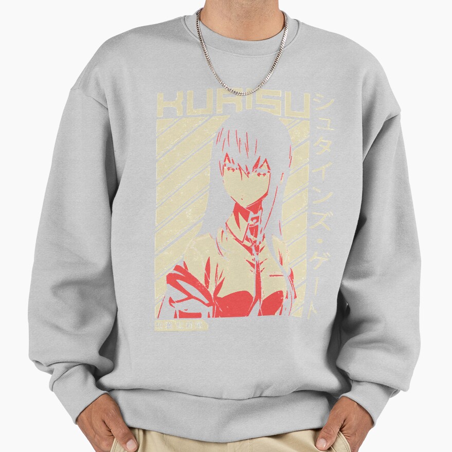 Hot Anime Steins Gate Makise Kurisu Retro Sweatshirt - Image 4