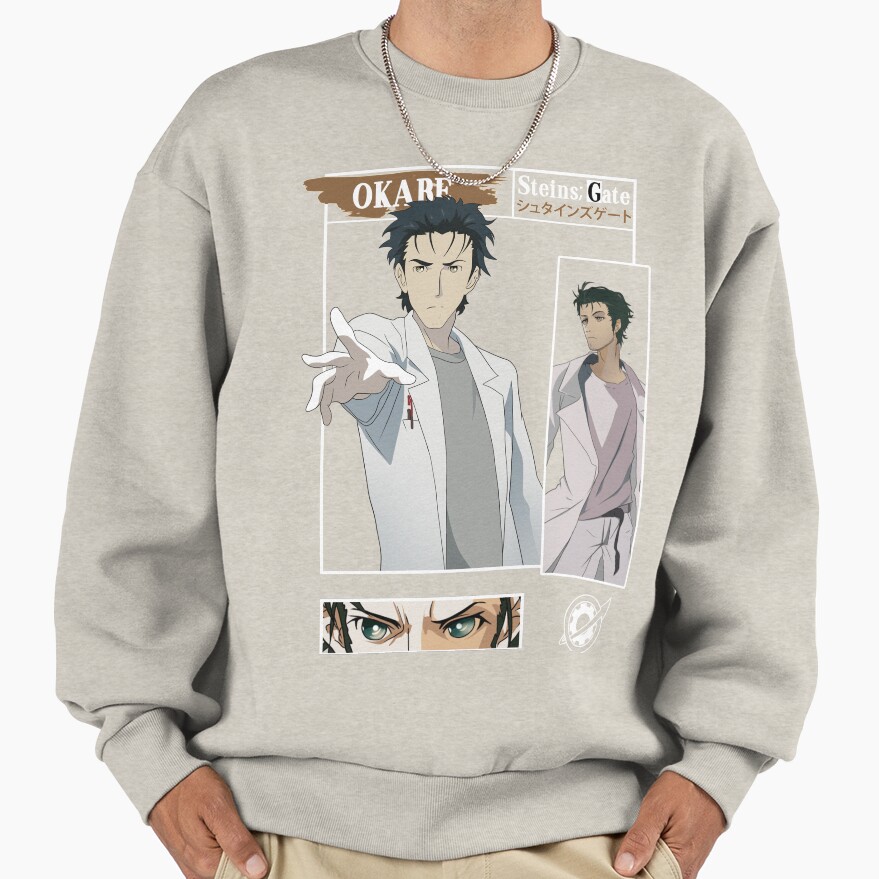 Steins Gate Rintaro Okabe Lintahlo Mad Sientist Sweatshirt - Image 4