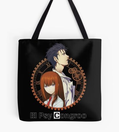 Steins Gate Rintaro Okabe Kurisu Makise Vintage Tote Bag