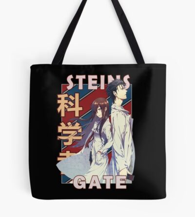 Steins Gate Okabe And Makise Vintage Stripe Design Tote Bag